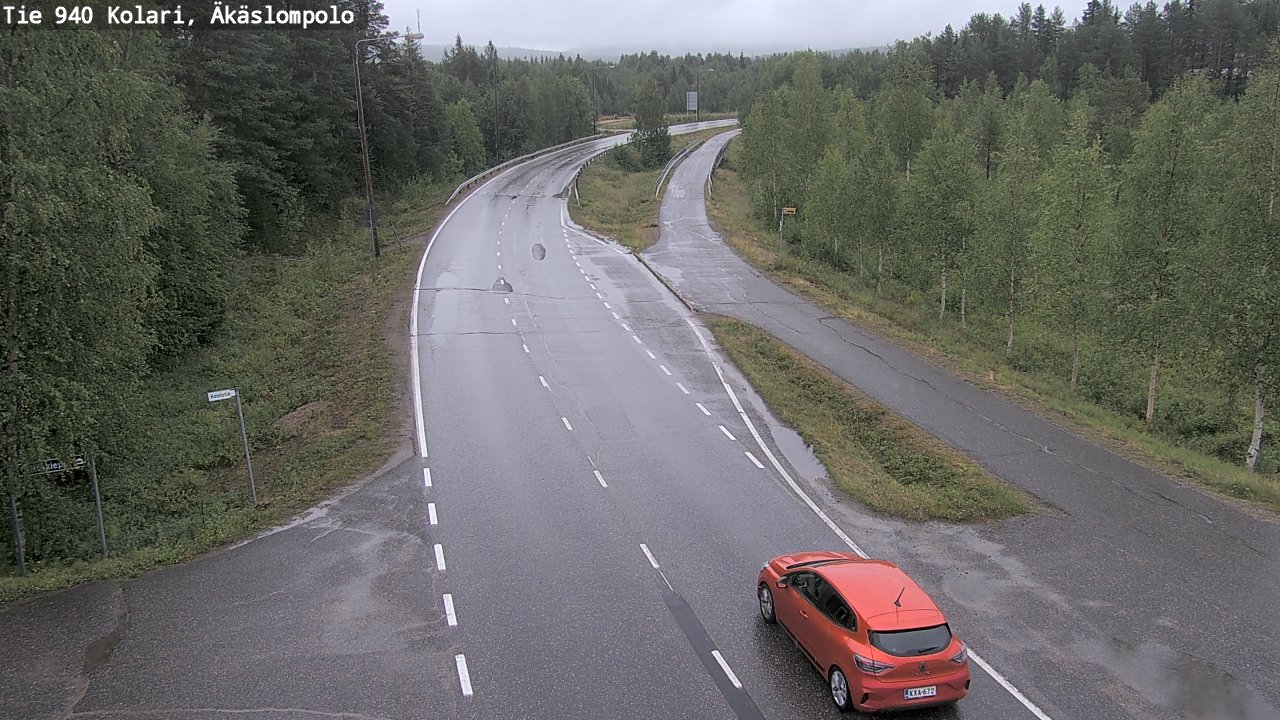 Kelikamerat Kuva Tie 940 Kolari, Äkäslompolo, Kolari, Lappi