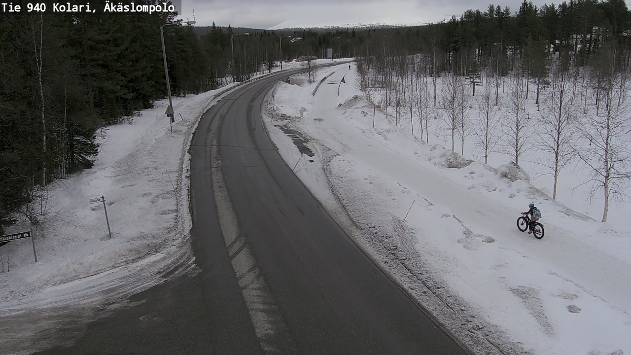 Kelikamerat Kuva Tie 940 Kolari, Äkäslompolo, Kolari, Lappi