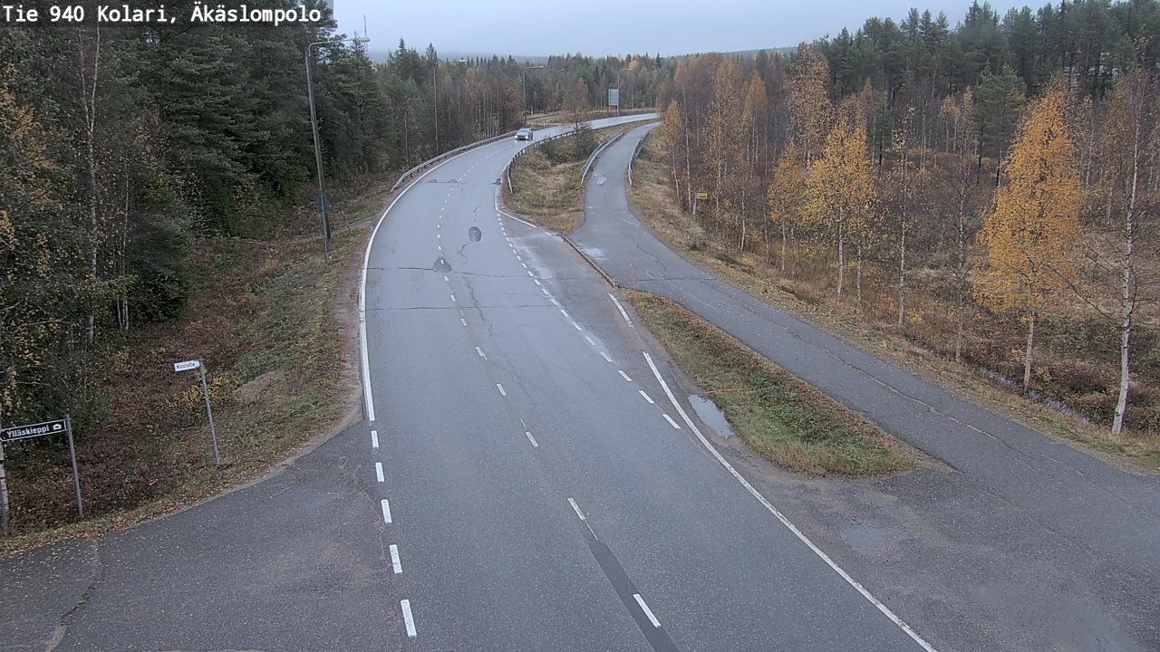 Weather Camera Image Road 940 Kolari, Äkäslompolo, Kolari, Lappi