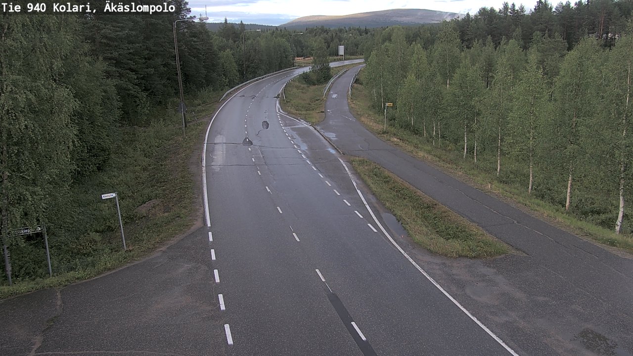Kelikamerat Kuva Tie 940 Kolari, Äkäslompolo, Kolari, Lappi