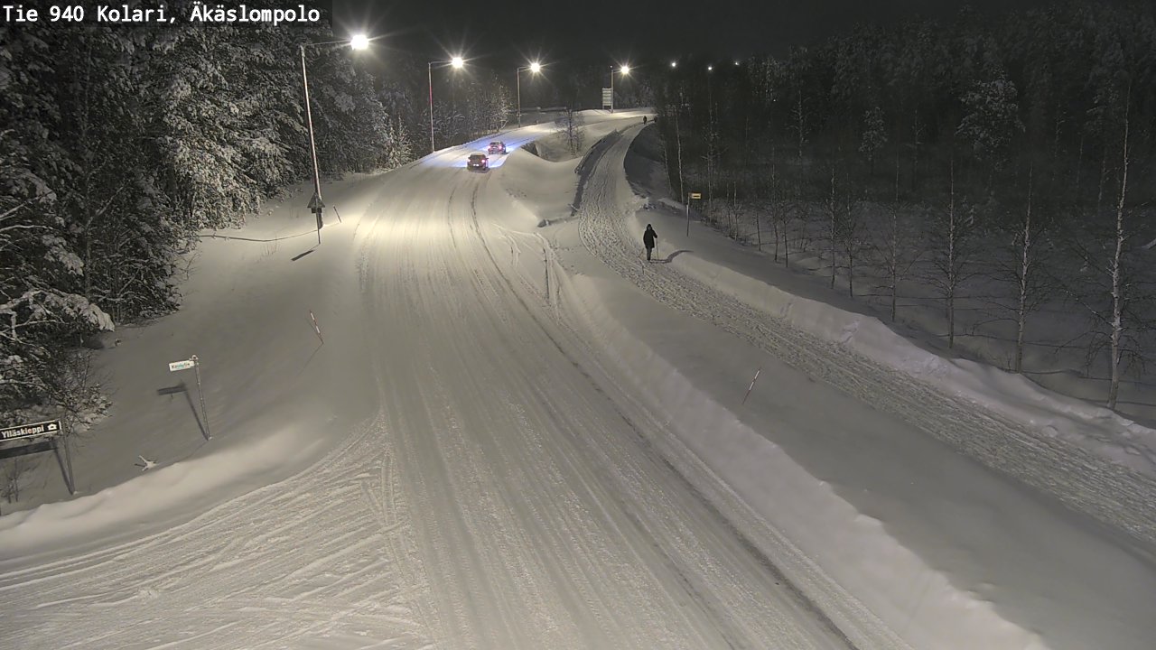 Weather Camera Image Road 940 Kolari, Äkäslompolo, Kolari, Lappi
