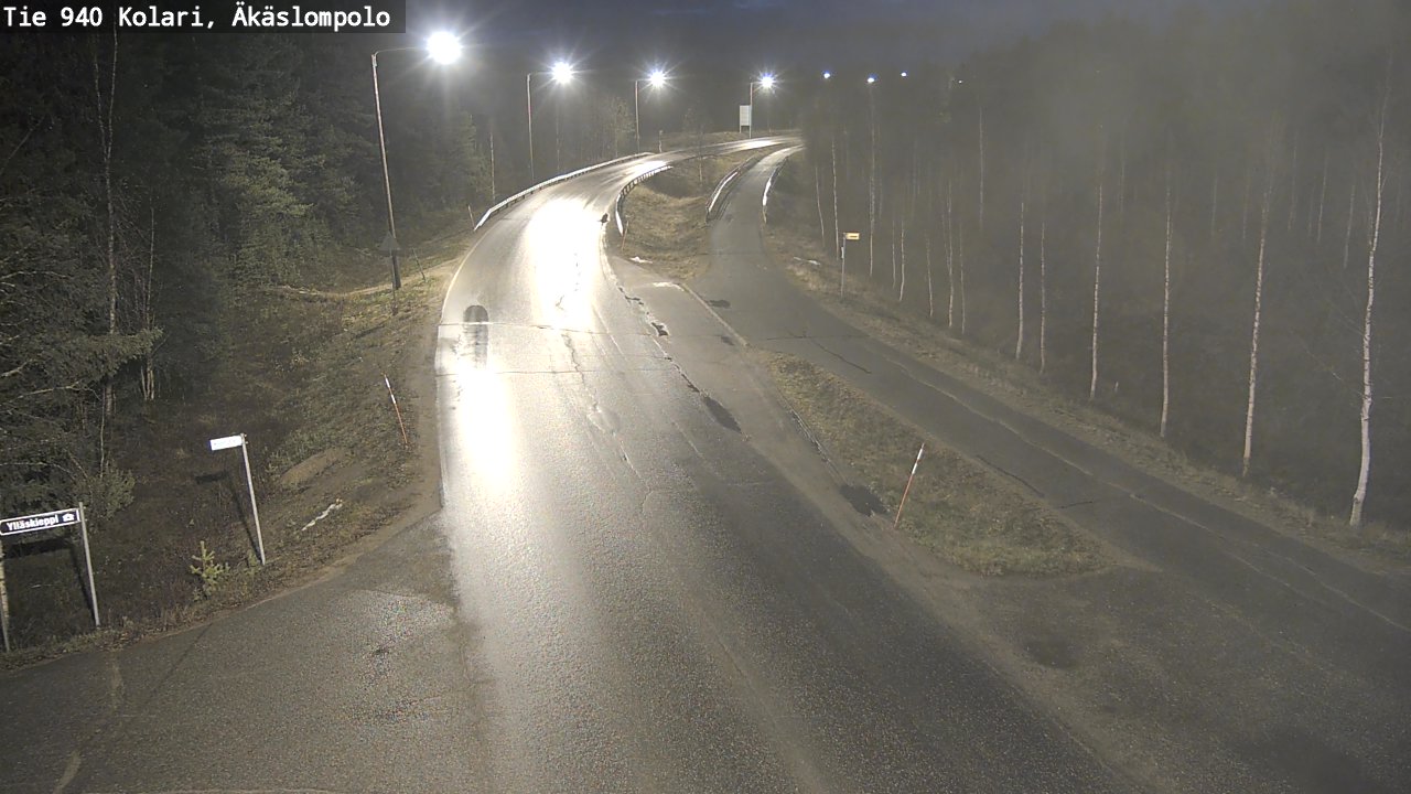 Kelikamerat Kuva Tie 940 Kolari, Äkäslompolo, Kolari, Lappi