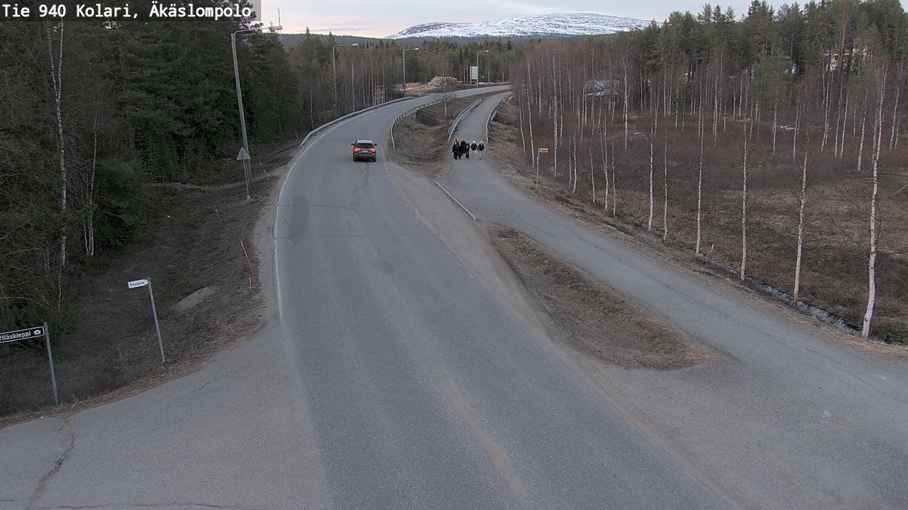 Weather Camera Image Road 940 Kolari, Äkäslompolo, Kolari, Lappi