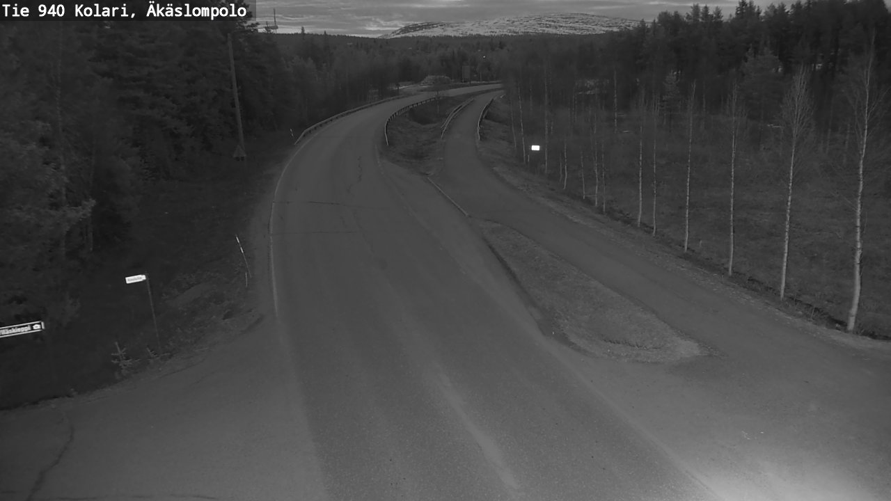 Kelikamerat Kuva Tie 940 Kolari, Äkäslompolo, Kolari, Lappi