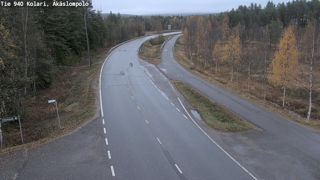 Weather Camera Image Road 940 Kolari, Äkäslompolo, Kolari, Lappi