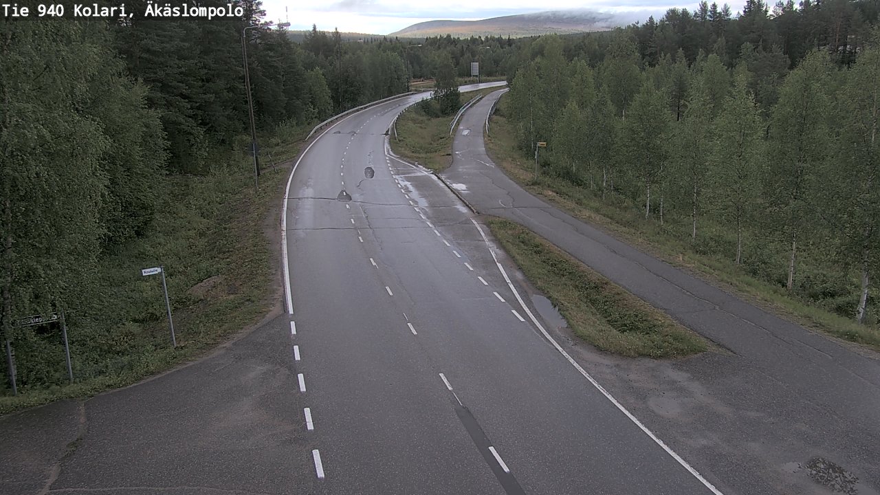 Kelikamerat Kuva Tie 940 Kolari, Äkäslompolo, Kolari, Lappi