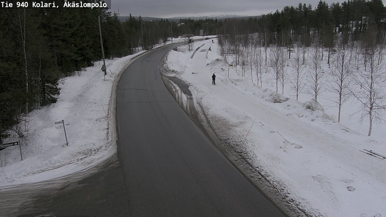 Weather Camera Image Road 940 Kolari, Äkäslompolo, Kolari, Lappi