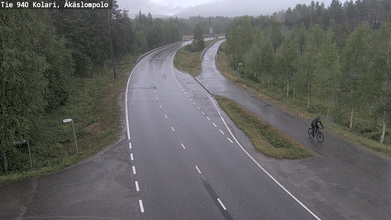 Kelikamerat Kuva Tie 940 Kolari, Äkäslompolo, Kolari, Lappi