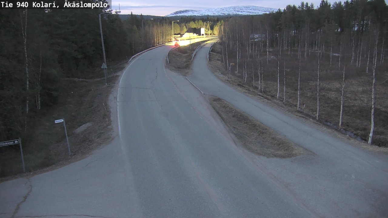 Weather Camera Image Road 940 Kolari, Äkäslompolo, Kolari, Lappi
