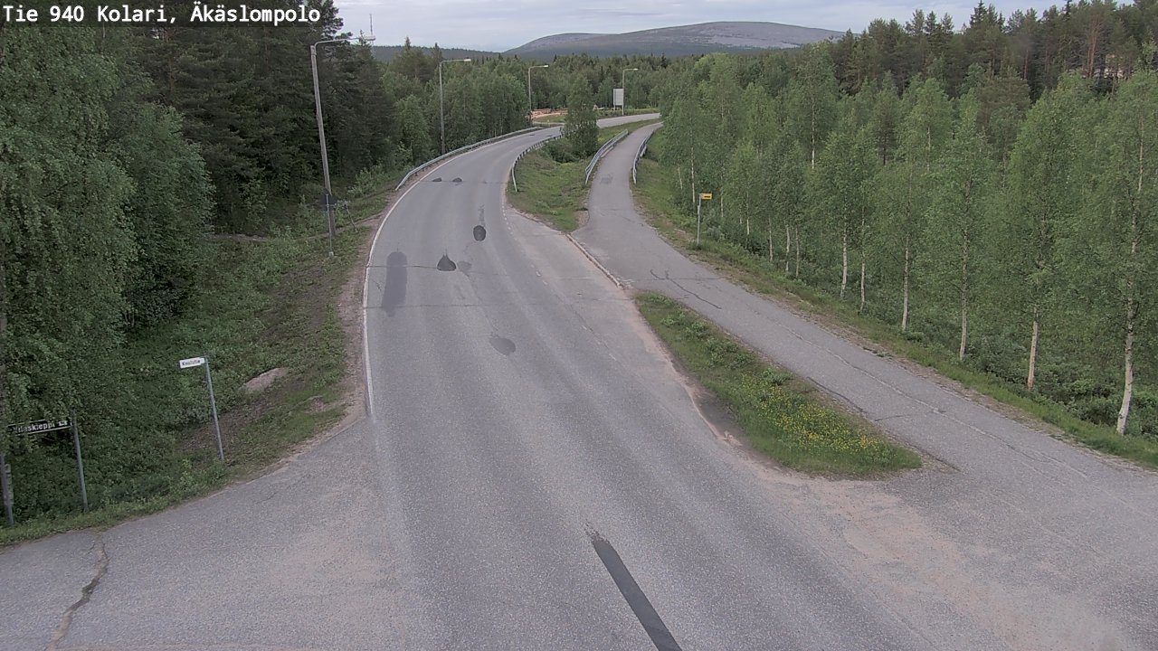 Kelikamerat Kuva Tie 940 Kolari, Äkäslompolo, Kolari, Lappi