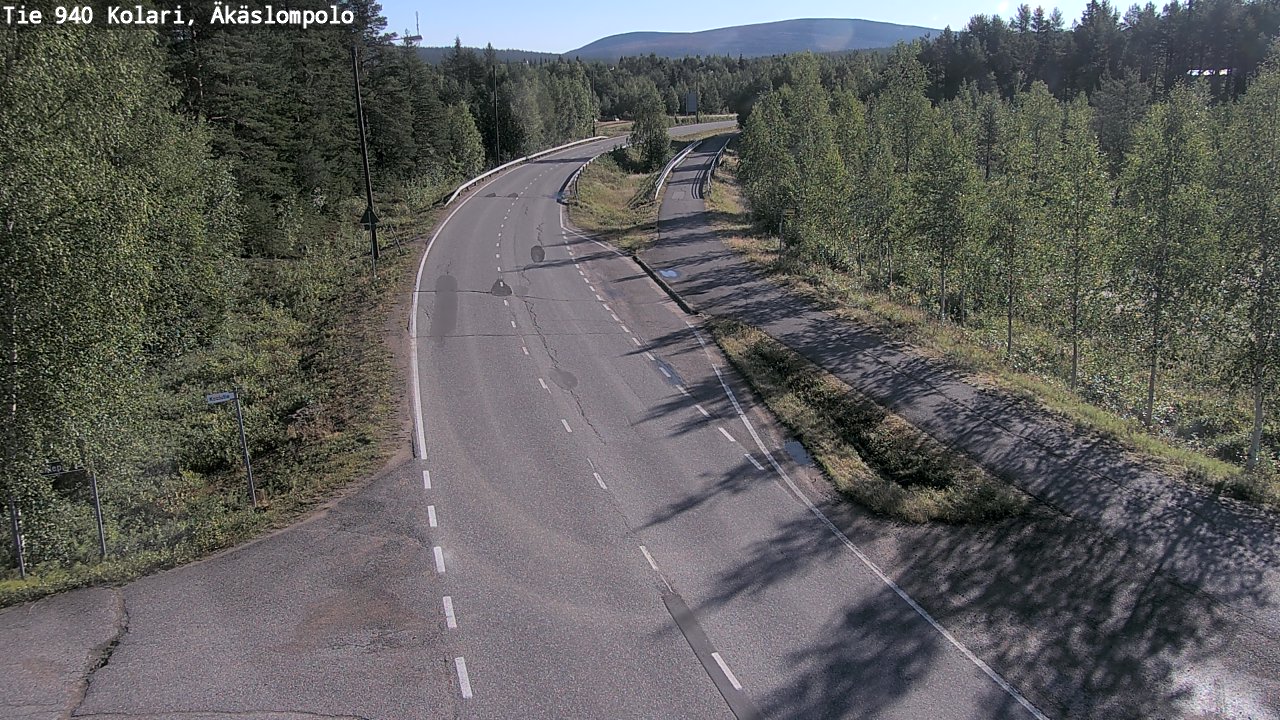 Weather Camera Image Road 940 Kolari, Äkäslompolo, Kolari, Lappi