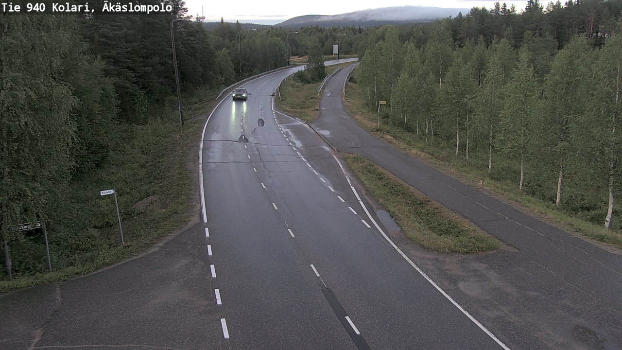 Kelikamerat Kuva Tie 940 Kolari, Äkäslompolo, Kolari, Lappi
