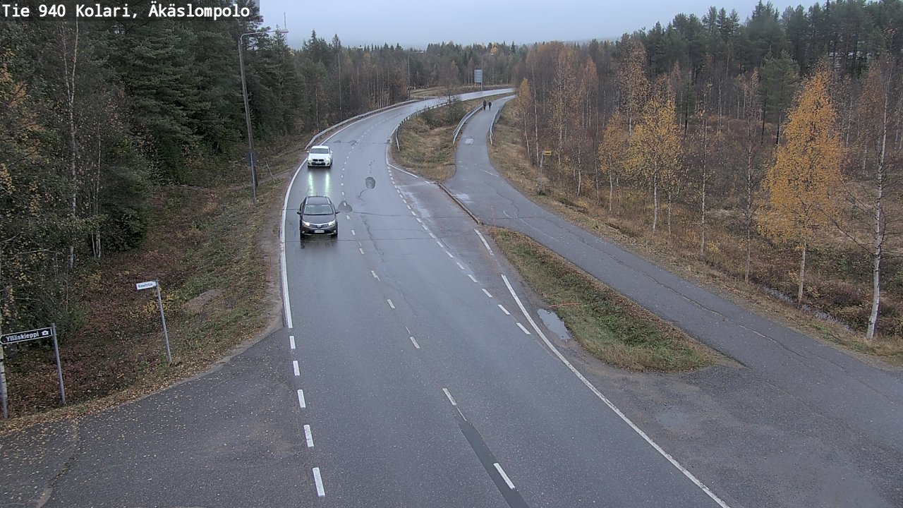 Weather Camera Image Road 940 Kolari, Äkäslompolo, Kolari, Lappi