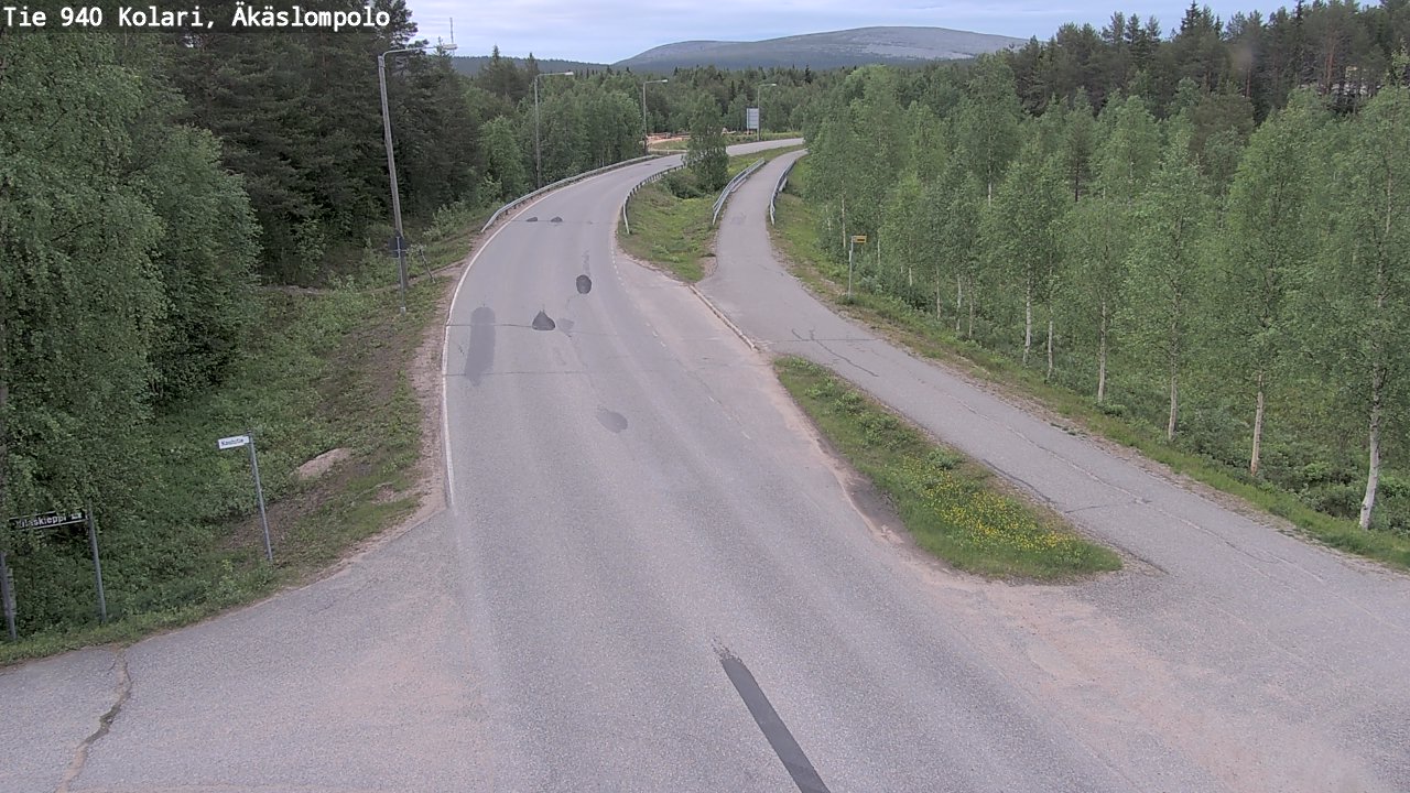Kelikamerat Kuva Tie 940 Kolari, Äkäslompolo, Kolari, Lappi