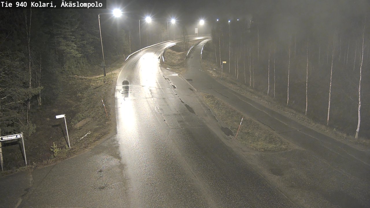 Kelikamerat Kuva Tie 940 Kolari, Äkäslompolo, Kolari, Lappi