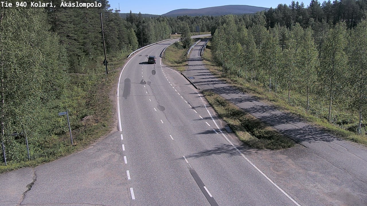 Weather Camera Image Road 940 Kolari, Äkäslompolo, Kolari, Lappi