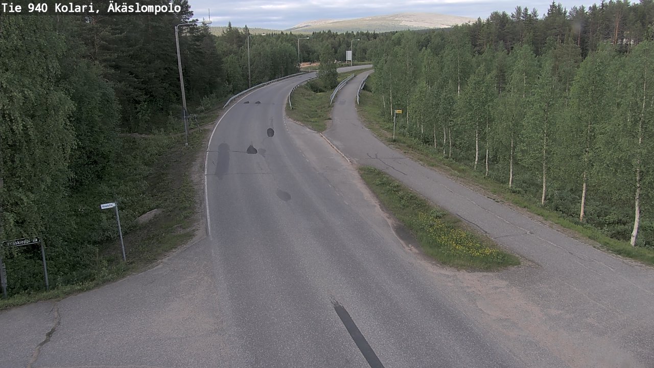 Kelikamerat Kuva Tie 940 Kolari, Äkäslompolo, Kolari, Lappi