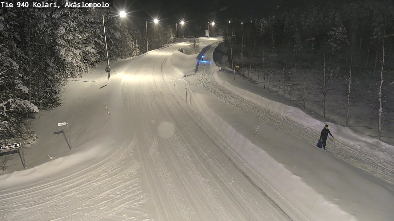 Weather Camera Image Road 940 Kolari, Äkäslompolo, Kolari, Lappi