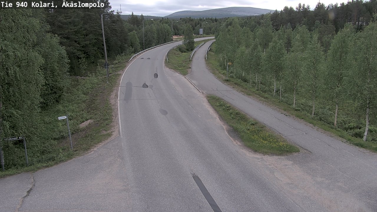 Kelikamerat Kuva Tie 940 Kolari, Äkäslompolo, Kolari, Lappi