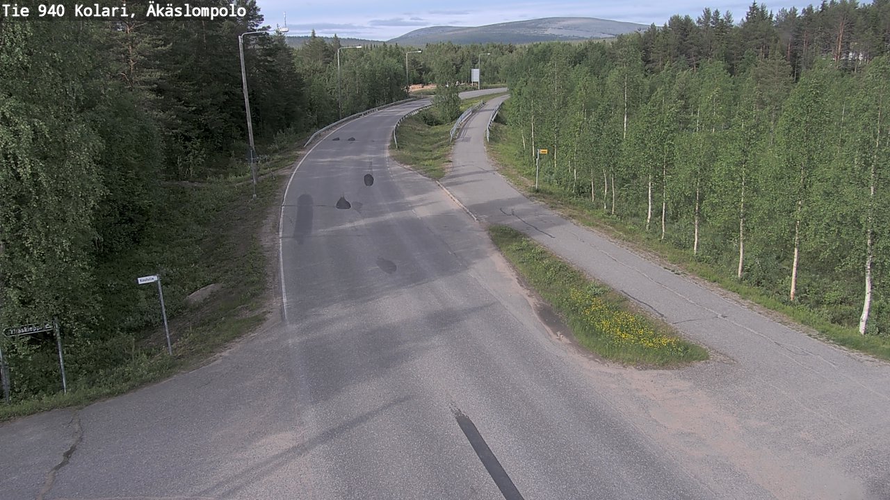 Kelikamerat Kuva Tie 940 Kolari, Äkäslompolo, Kolari, Lappi