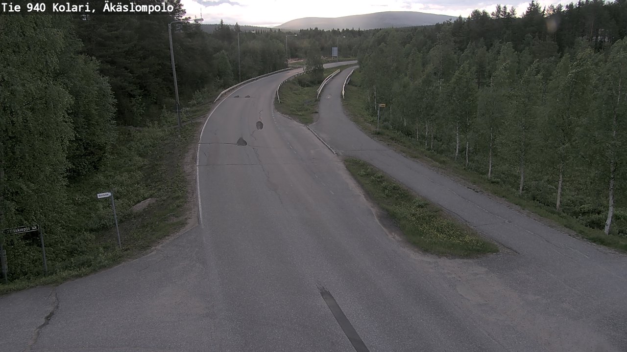 Kelikamerat Kuva Tie 940 Kolari, Äkäslompolo, Kolari, Lappi