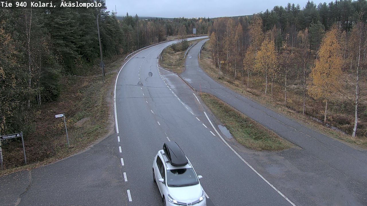 Weather Camera Image Road 940 Kolari, Äkäslompolo, Kolari, Lappi