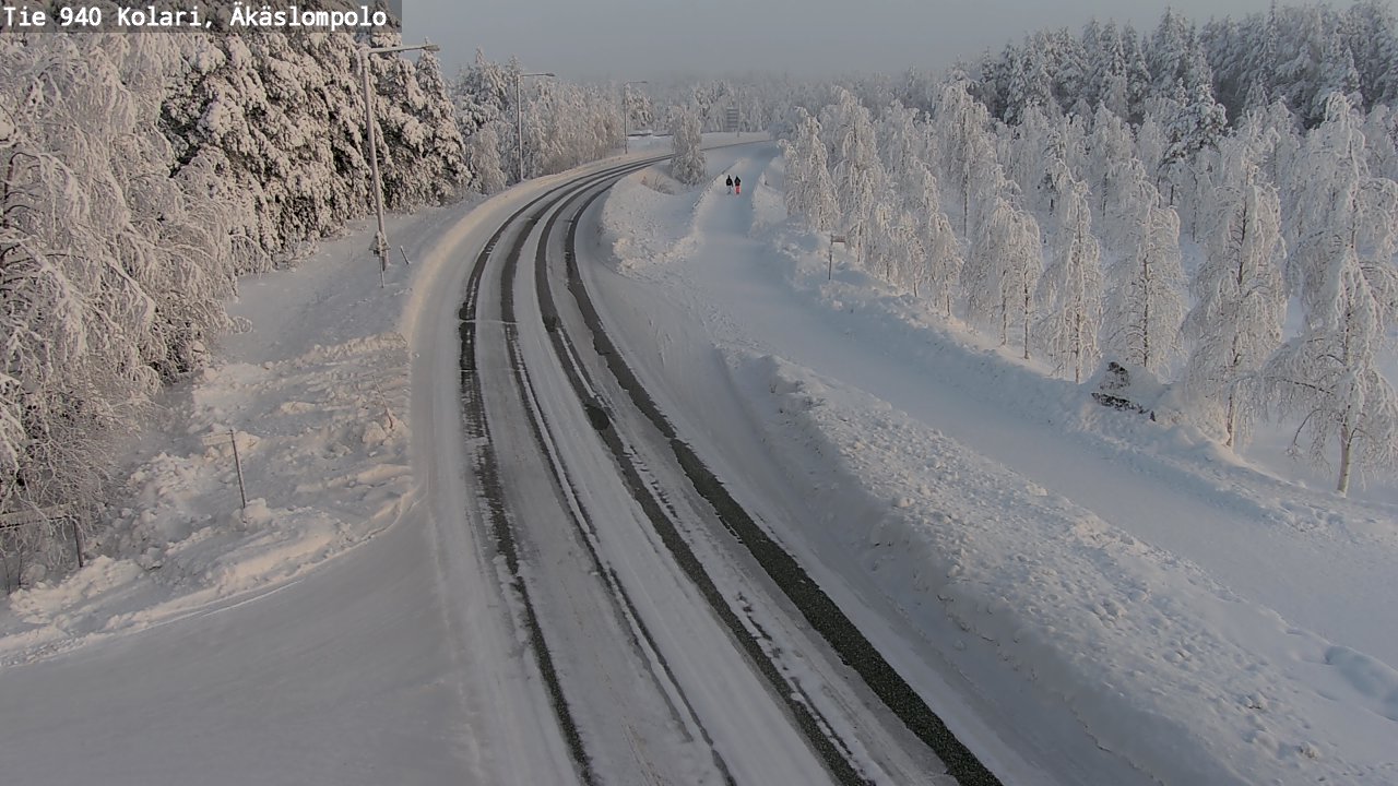 Kelikamerat Kuva Tie 940 Kolari, Äkäslompolo, Kolari, Lappi