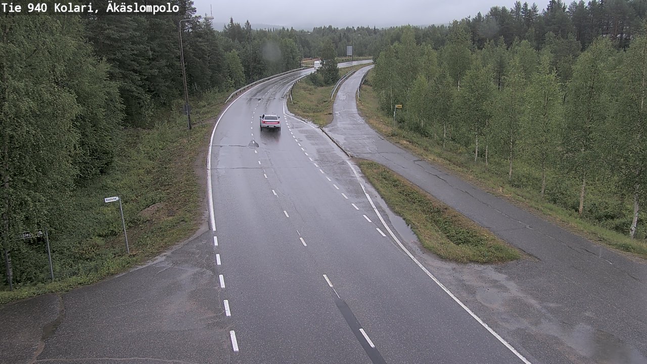Kelikamerat Kuva Tie 940 Kolari, Äkäslompolo, Kolari, Lappi