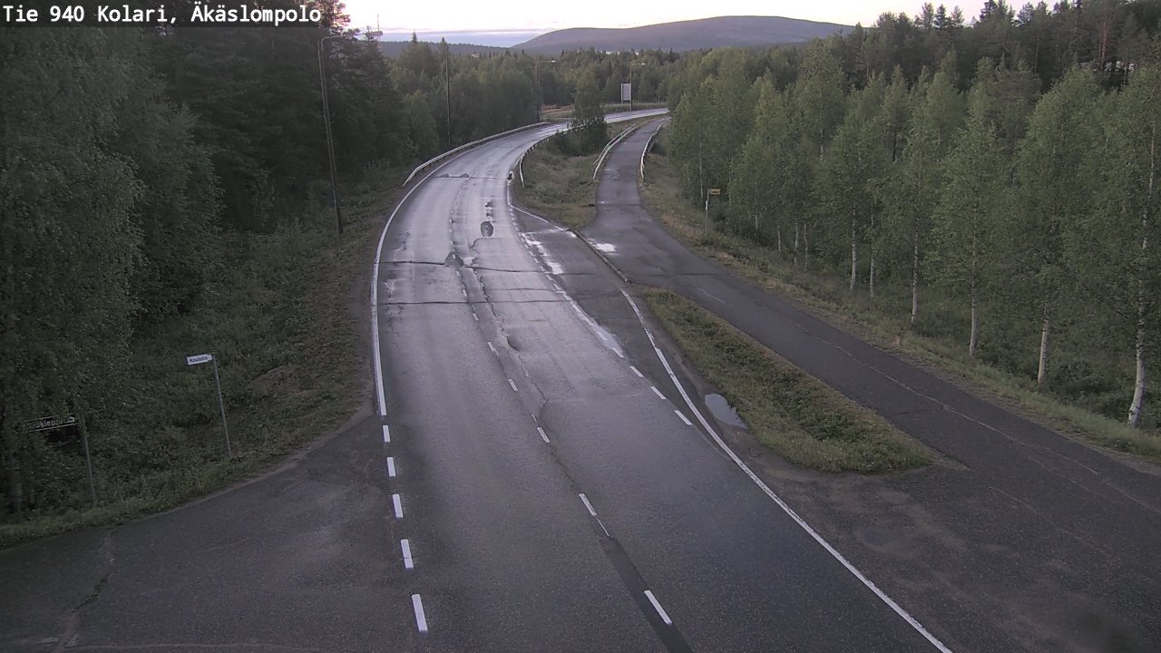 Kelikamerat Kuva Tie 940 Kolari, Äkäslompolo, Kolari, Lappi