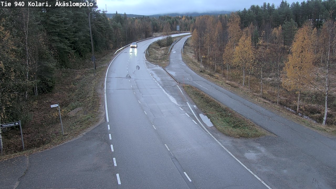Weather Camera Image Road 940 Kolari, Äkäslompolo, Kolari, Lappi