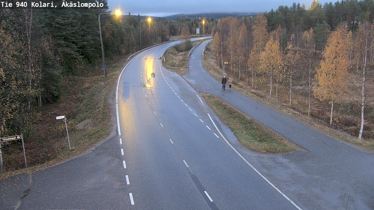 Kelikamerat Kuva Tie 940 Kolari, Äkäslompolo, Kolari, Lappi