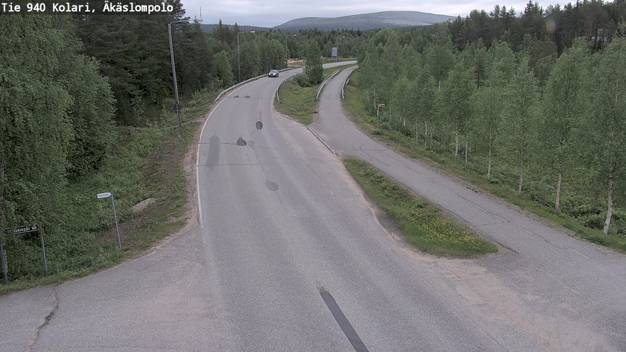 Kelikamerat Kuva Tie 940 Kolari, Äkäslompolo, Kolari, Lappi