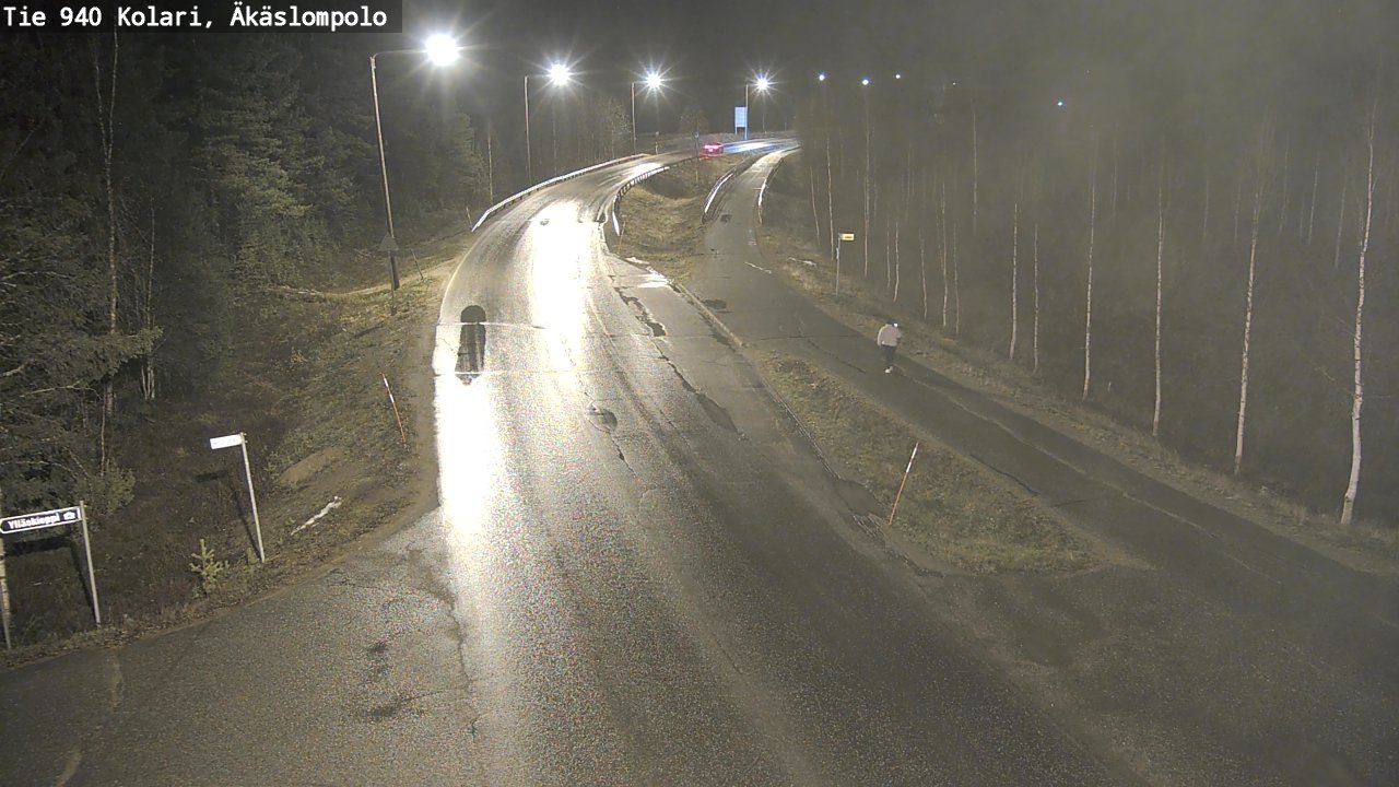 Kelikamerat Kuva Tie 940 Kolari, Äkäslompolo, Kolari, Lappi