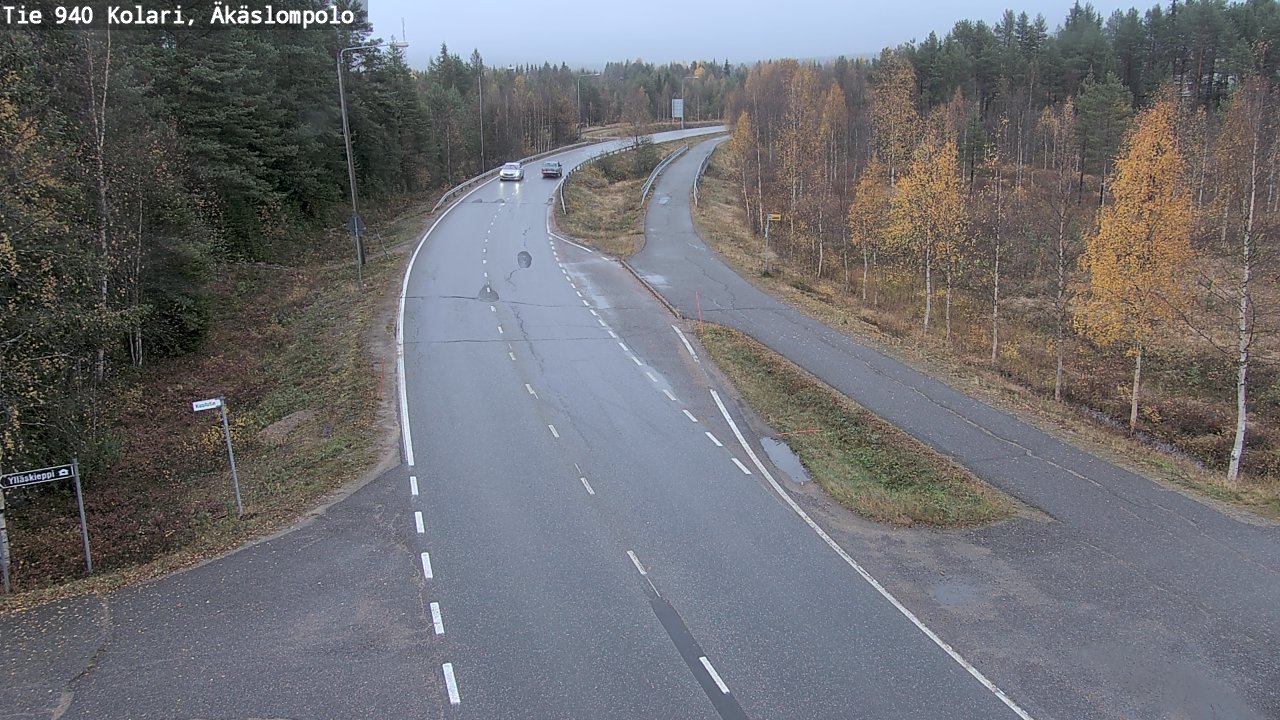 Weather Camera Image Road 940 Kolari, Äkäslompolo, Kolari, Lappi