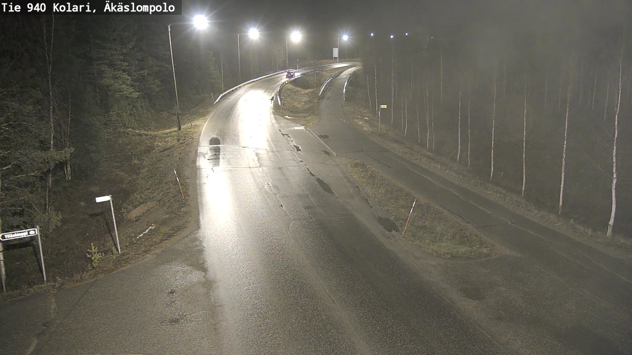 Kelikamerat Kuva Tie 940 Kolari, Äkäslompolo, Kolari, Lappi