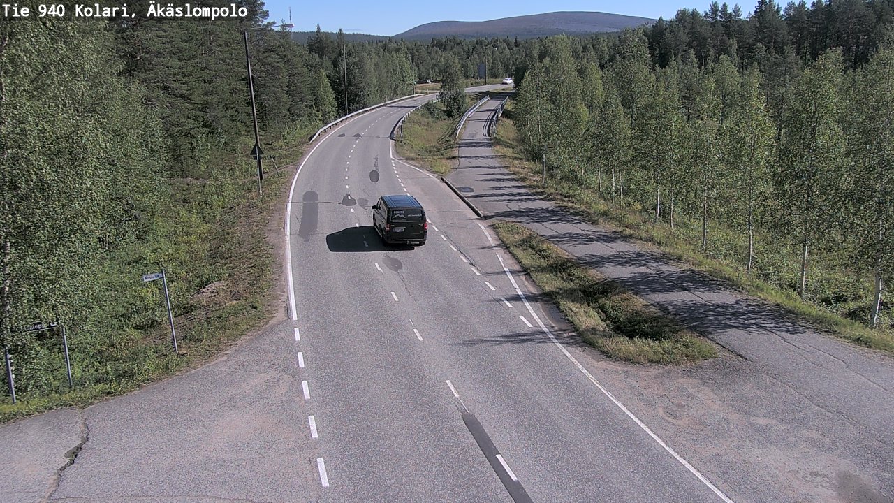 Weather Camera Image Road 940 Kolari, Äkäslompolo, Kolari, Lappi