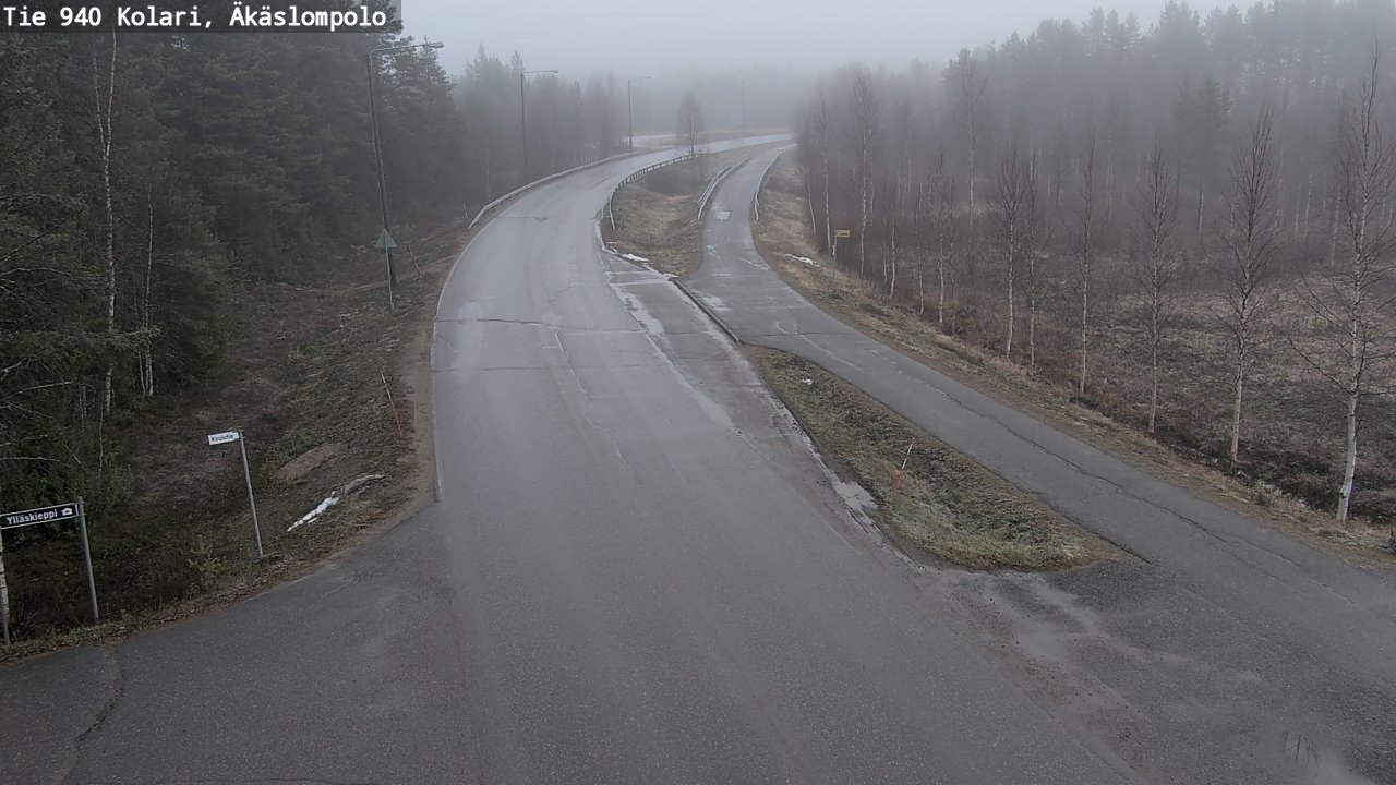 Kelikamerat Kuva Tie 940 Kolari, Äkäslompolo, Kolari, Lappi