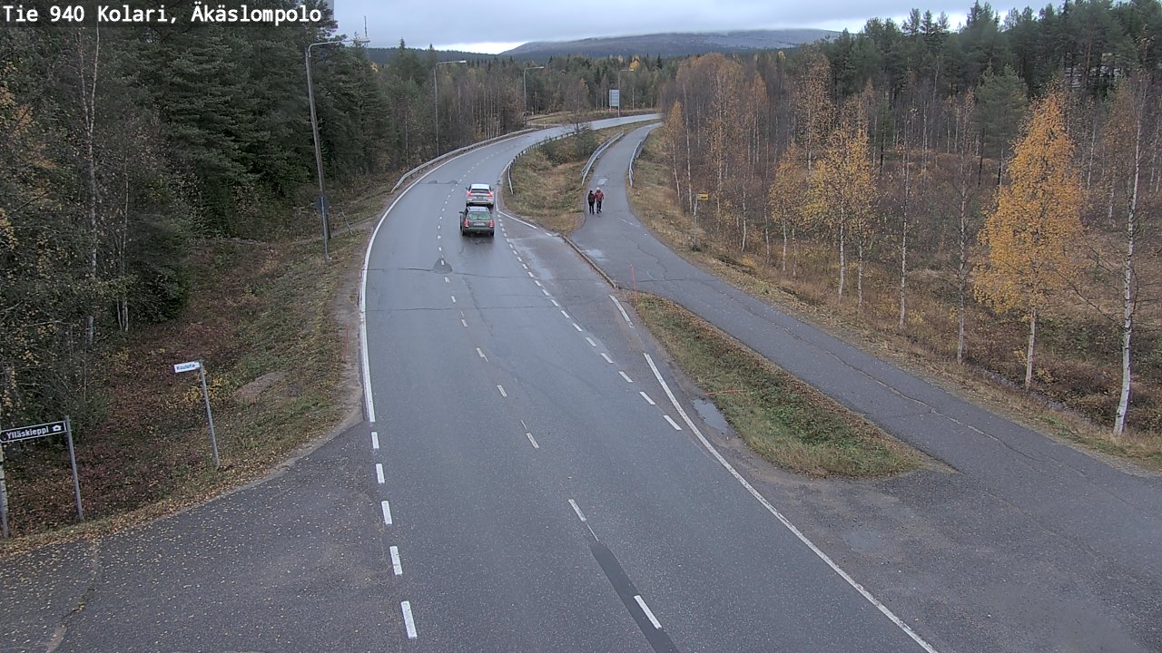 Weather Camera Image Road 940 Kolari, Äkäslompolo, Kolari, Lappi