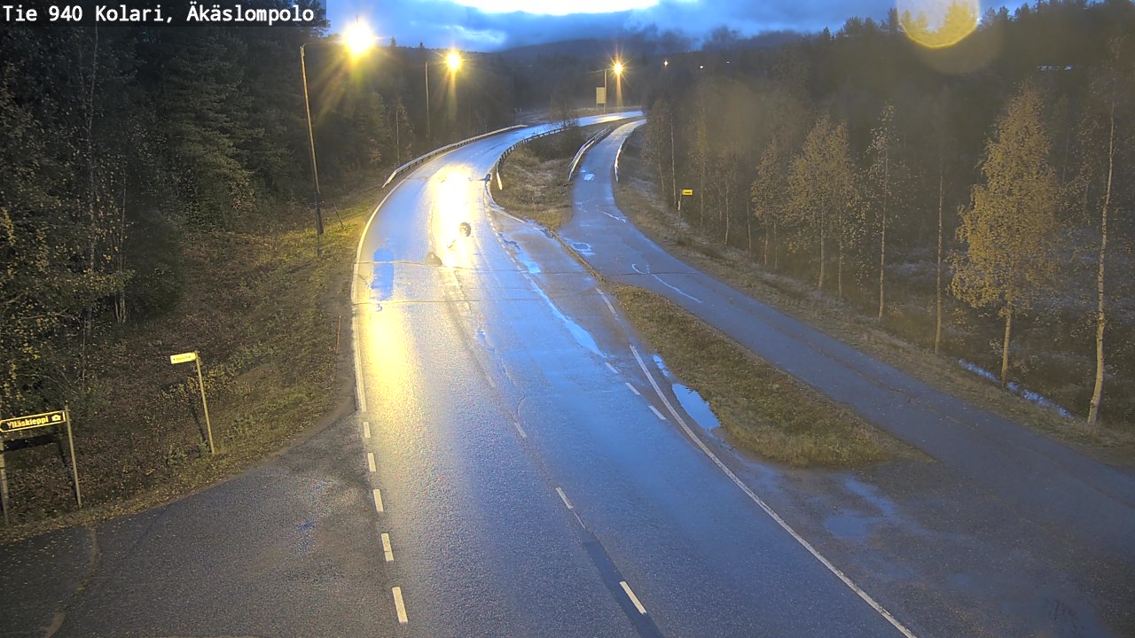 Kelikamerat Kuva Tie 940 Kolari, Äkäslompolo, Kolari, Lappi