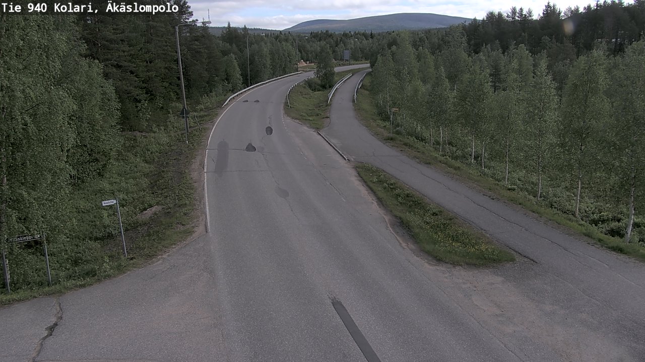 Kelikamerat Kuva Tie 940 Kolari, Äkäslompolo, Kolari, Lappi