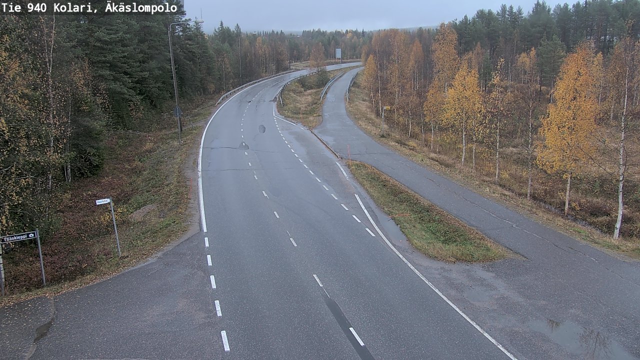 Kelikamerat Kuva Tie 940 Kolari, Äkäslompolo, Kolari, Lappi