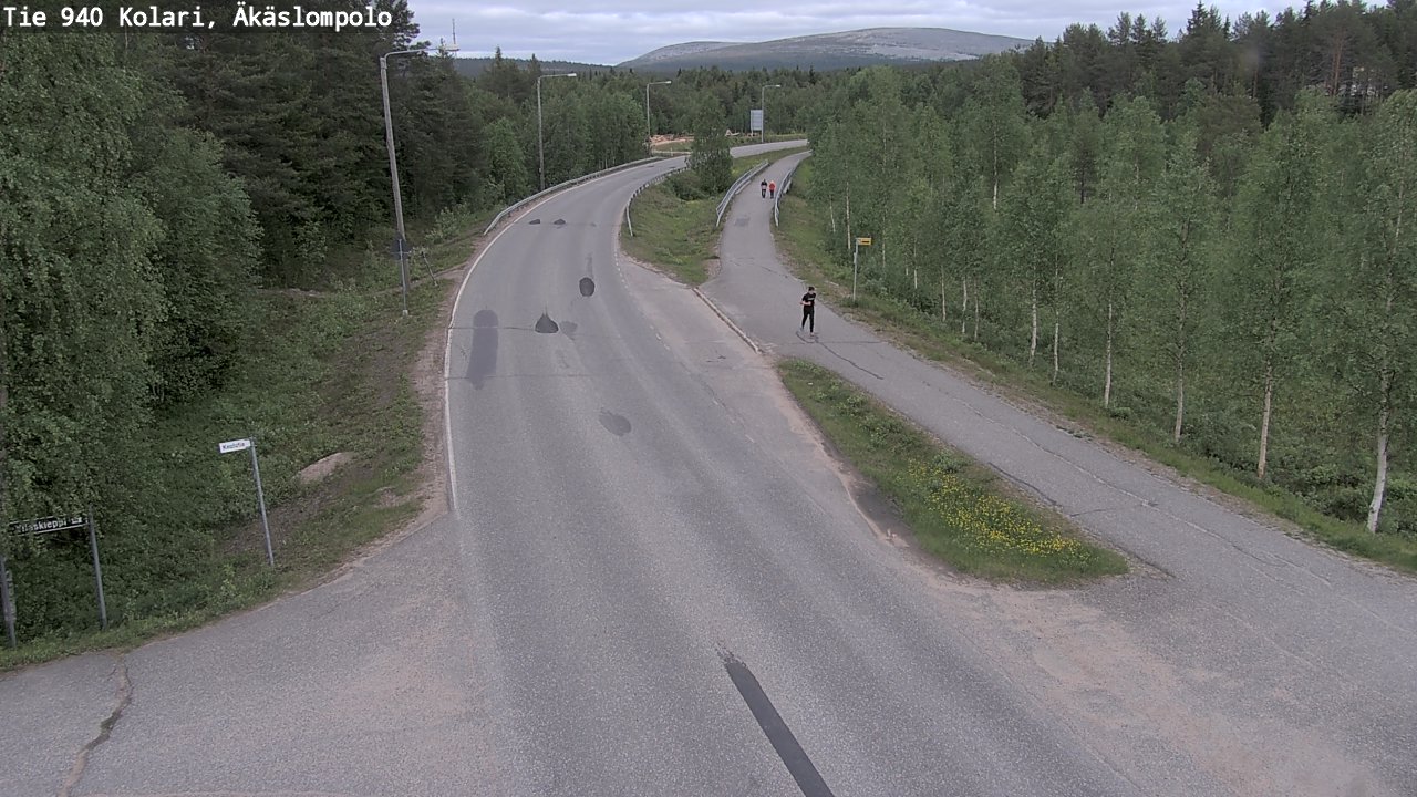 Kelikamerat Kuva Tie 940 Kolari, Äkäslompolo, Kolari, Lappi
