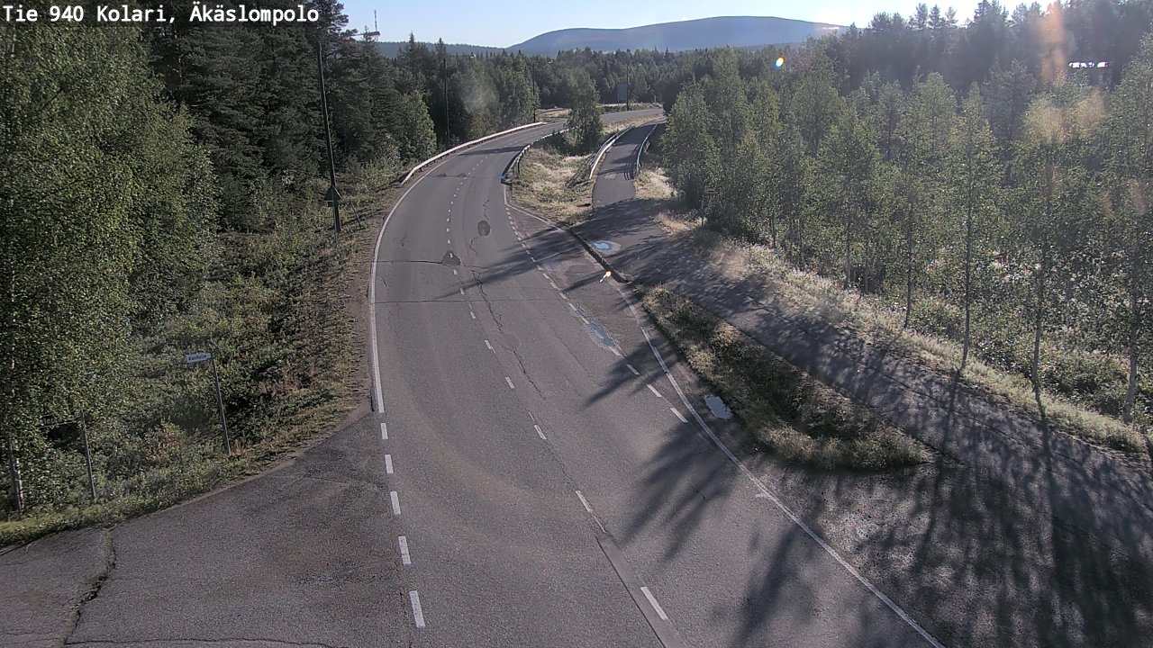 Weather Camera Image Road 940 Kolari, Äkäslompolo, Kolari, Lappi