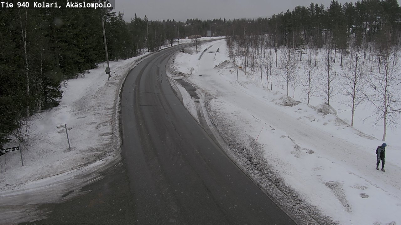 Kelikamerat Kuva Tie 940 Kolari, Äkäslompolo, Kolari, Lappi