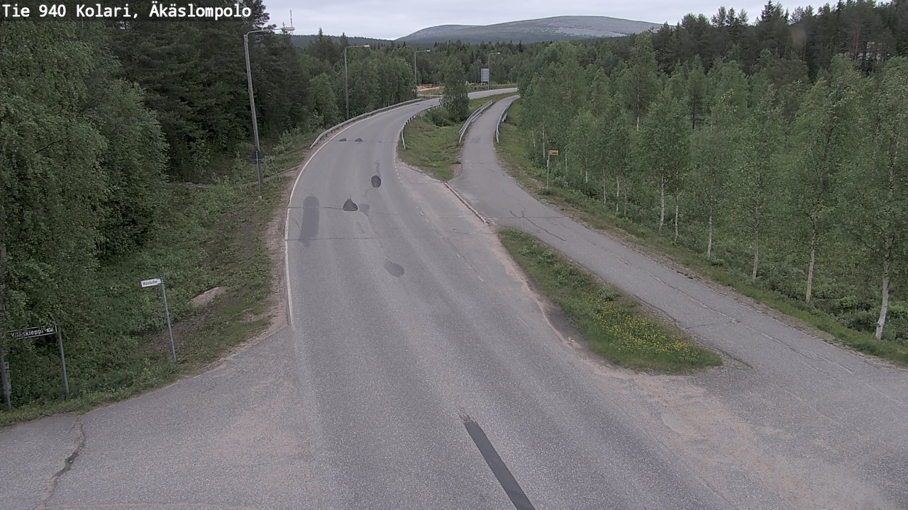 Kelikamerat Kuva Tie 940 Kolari, Äkäslompolo, Kolari, Lappi