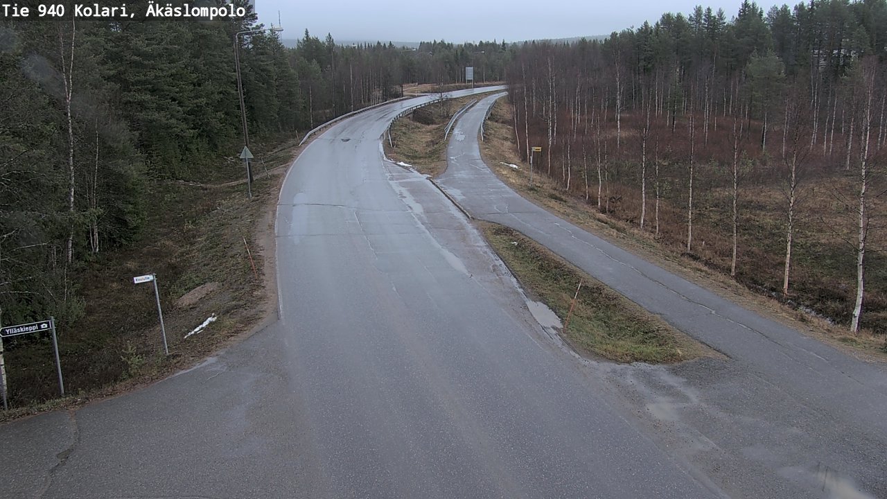 Kelikamerat Kuva Tie 940 Kolari, Äkäslompolo, Kolari, Lappi