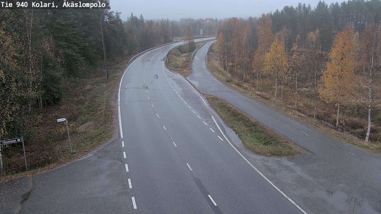 Kelikamerat Kuva Tie 940 Kolari, Äkäslompolo, Kolari, Lappi