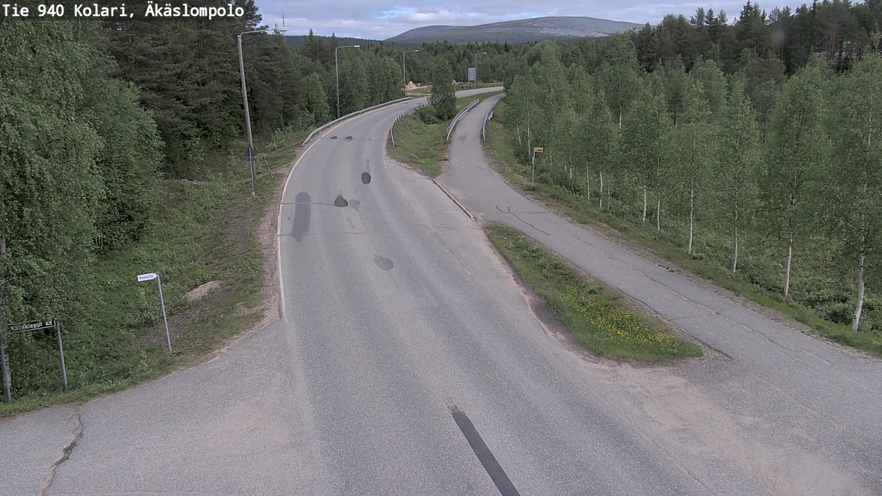 Kelikamerat Kuva Tie 940 Kolari, Äkäslompolo, Kolari, Lappi