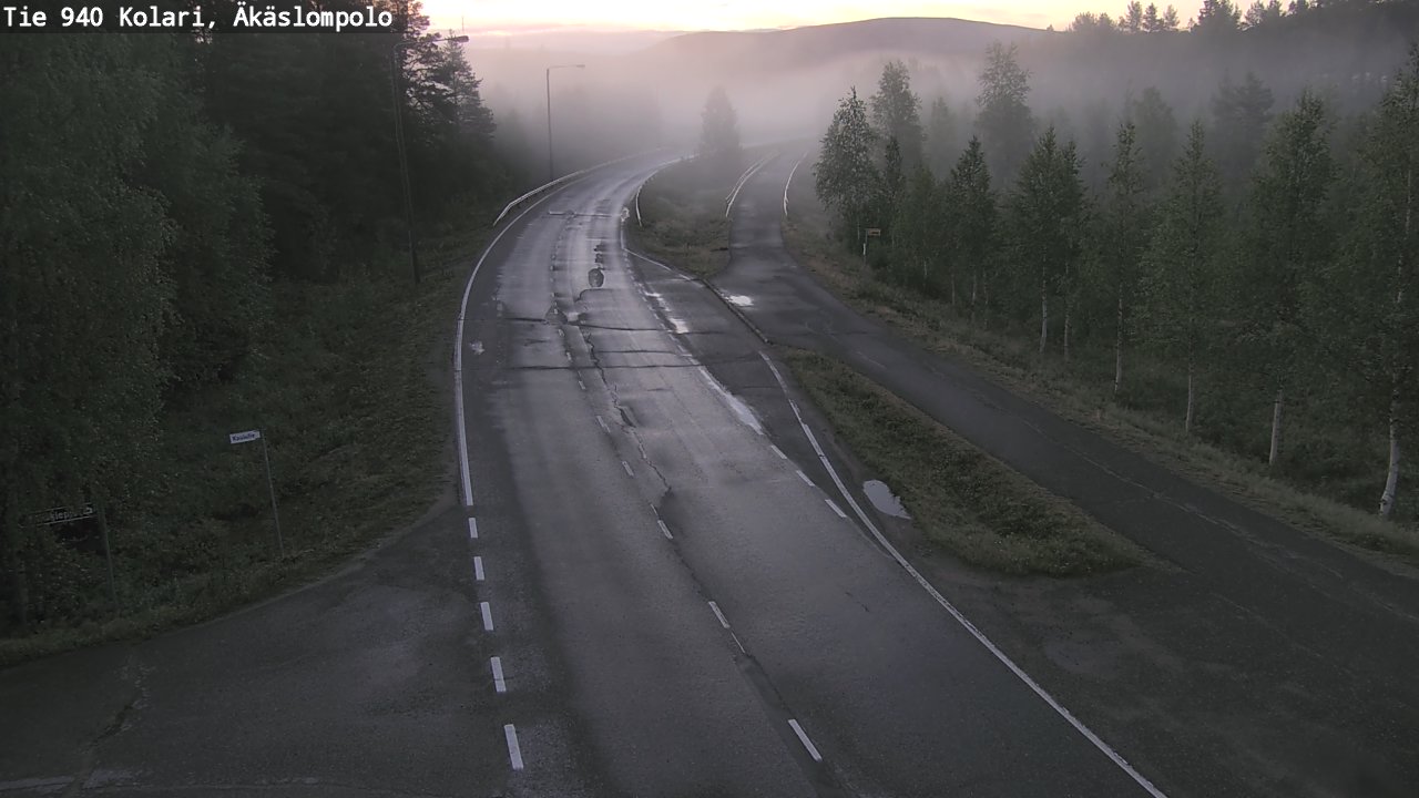 Kelikamerat Kuva Tie 940 Kolari, Äkäslompolo, Kolari, Lappi