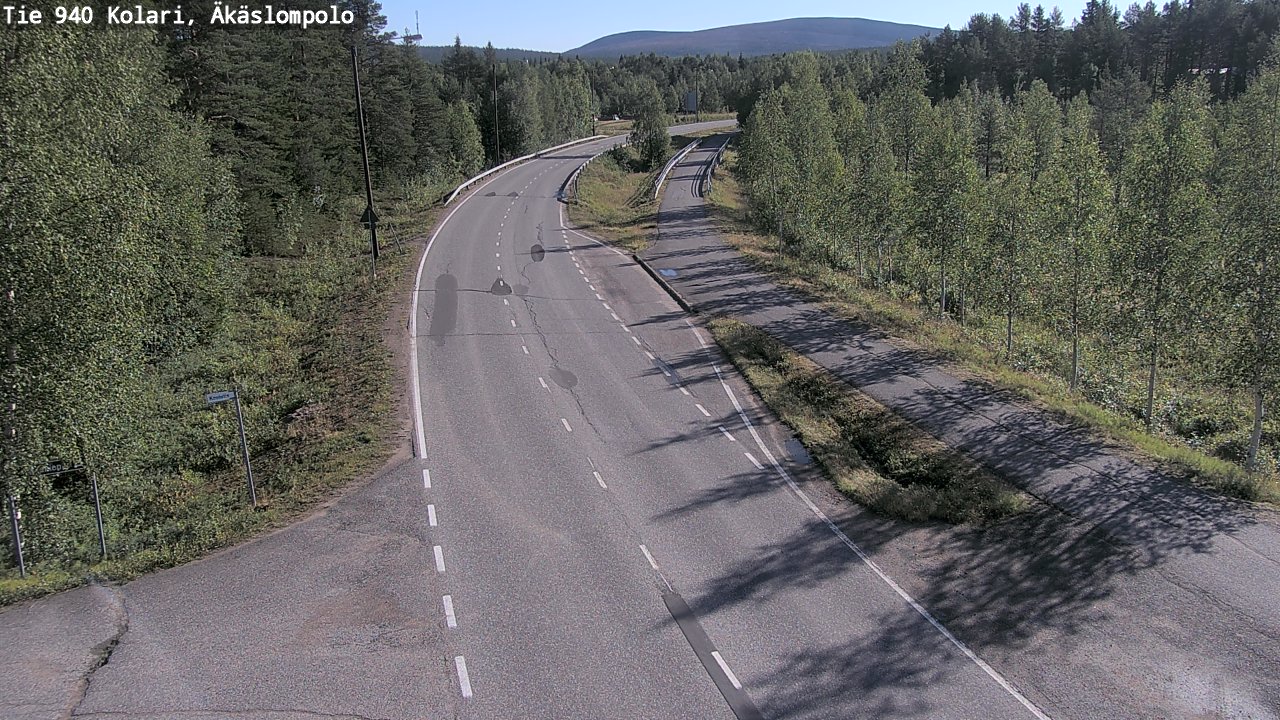 Weather Camera Image Road 940 Kolari, Äkäslompolo, Kolari, Lappi